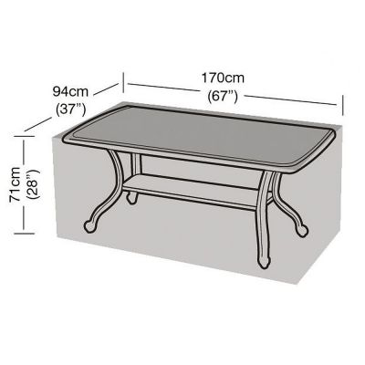 ENJOi 6 Seater Rectangular Table Cover