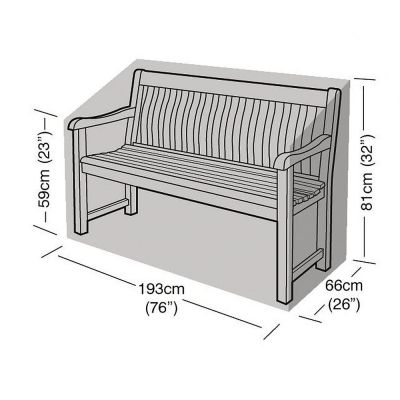 ENJOi 3/4 Seater Bench Cover
