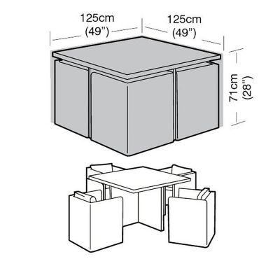 ENJOi 4 Seater Medium Cube Set Cover