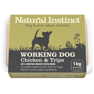 Working Dog Chicken & Tripe 1kg Pack