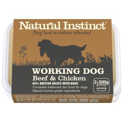 Working Dog Beef & Chicken Twin 500g Pack