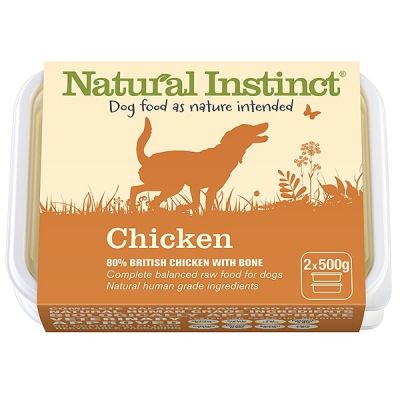 Natural Instinct Chicken 1kg Pack (2x500g)