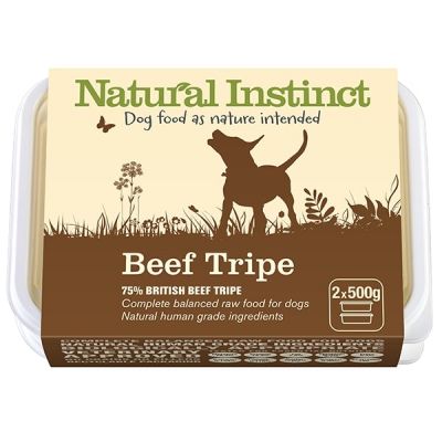 Natural Instinct Beef Tripe Twin 500g Pack