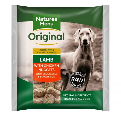 Natures Menu Lamb,Veg & Rice Nuggets 1kg