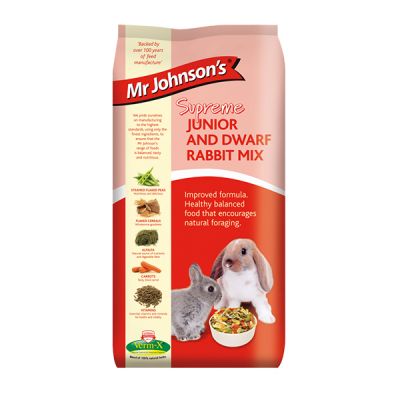 Mr Johnson's Supreme Jnr and Dwarf Rabbit mix