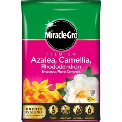 Miracle Gro Azalea, Camellia & Rhododendron Ericaceous Compost 40L