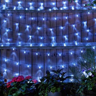 Smart Garden 100 Super Bright Solar String Orb Lights