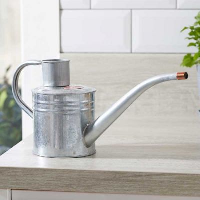 Galvanised Steel Home & Garden Watering Can 1L