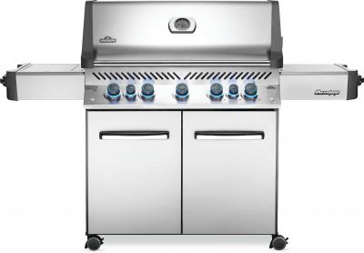 Napoleon Stainless Steel Prestige PRO 665 Propane Gas Grill with Infrared Rear and Side Burners