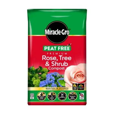 Miracle Gro Rose Tree Shrub Peat Free 40L