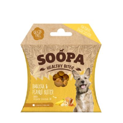 Soopa Pets Healthy Bites Banana & Peanut Butter