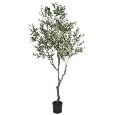 ENJOi Potted Olive Tree Indoor Artificial Plant 210cm