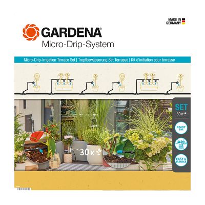 GARDENA Micro-Drip-Irrigation Start Set for Terrace