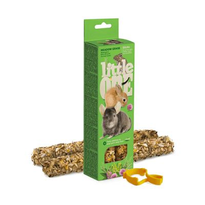 Little One Sticks for Rodents with Meadow Grass 2pc