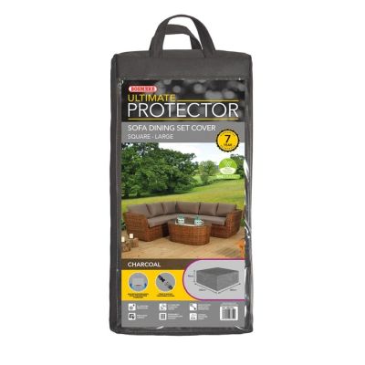 Ultimate Protector Modular Corner Sofa & Dining Set 300cm Charcoal Cover