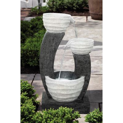 ENJOi Ivory Bowls Water Feature