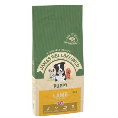 James Wellbeloved Lamb and Rice Puppy 15kg