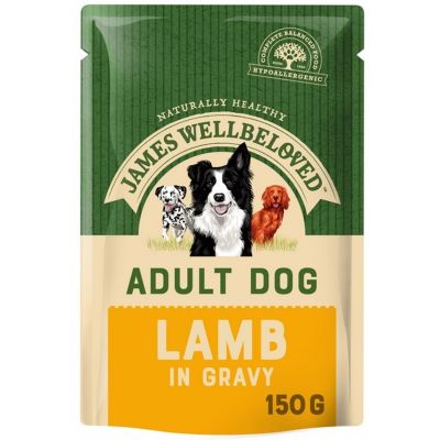 James Wellbeloved Lamb and Rice Adult Pouch 10x150g