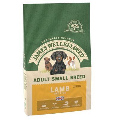 James Wellbeloved Lamb and Rice Small Breed Adult 7.5Kg