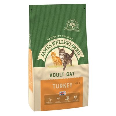 James Wellbeloved Cat Food Adult Turkey and Rice 4kg