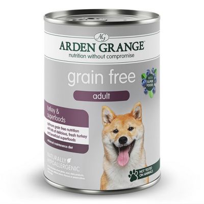 Arden Grange Grain Free Adult Turkey & Superfoods 6x395g