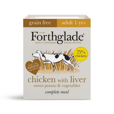 Forthglade Complete Adult Chicken with Liver Grain Free 18x395g