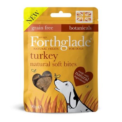 Forthglade Soft Bites Treats Turkey Grain Free 90g
