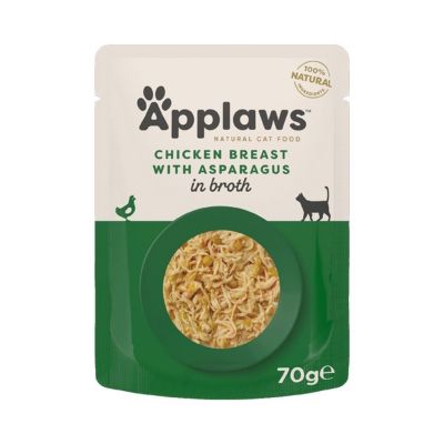 Applaws Cat Pouch Chicken Breast and Asparagus 12x70g