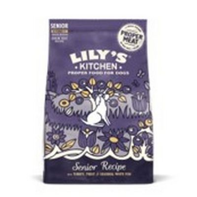 Lily's Kitchen Senior Recipe with Turkey and Trout Dry Dog Food 7Kg