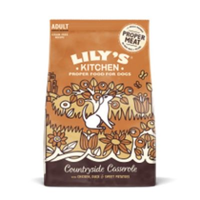Lily's Kitchen Chicken and Duck Countryside Casserole Dry Dog Food 7Kg