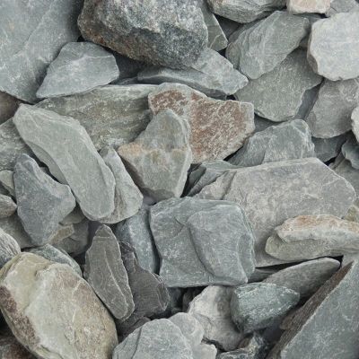 Meadow View Green Slate Chippings 40mm