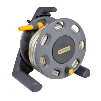 Hozelock Compact Reel with 25m Hose MP & Nozzle