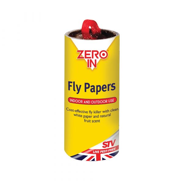 Zero In Fly Papers - 8 Pack 