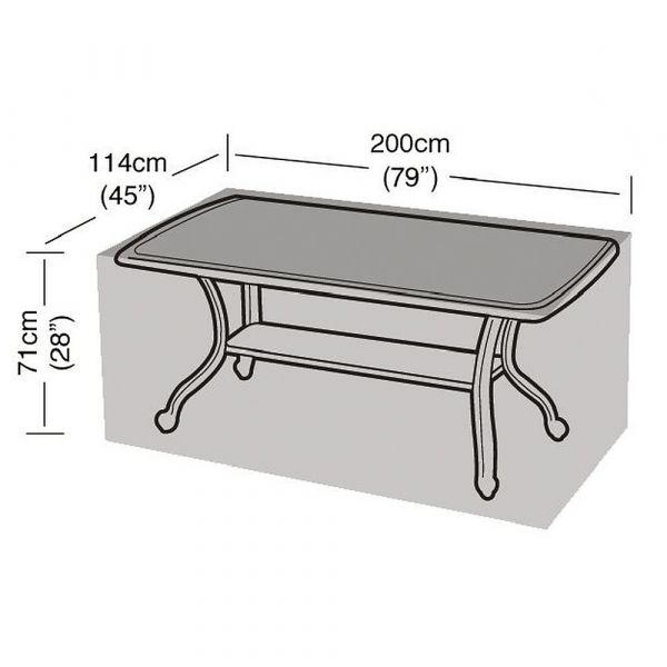 ENJOi 8 Seater Rectangular Table Cover