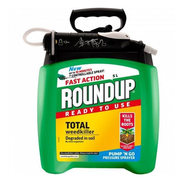 Roundup Fast Action Ready to Use Weedkiller Pump n Go 5L