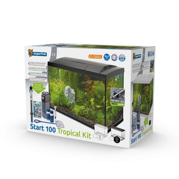 SuperFish Start 100 Tropical Kit - White