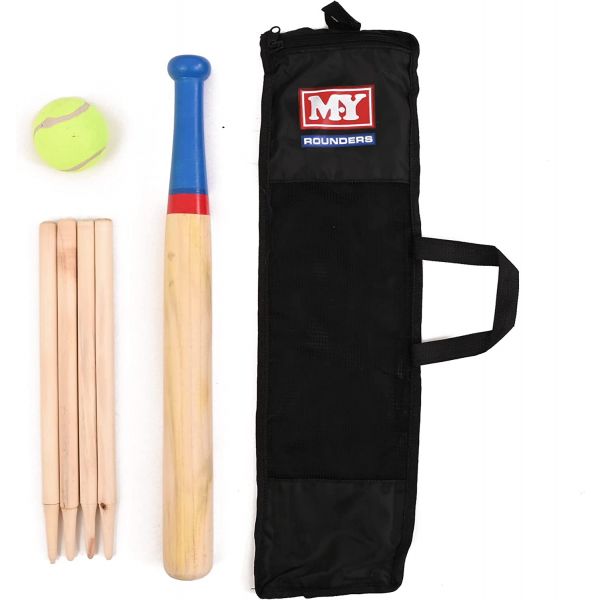 M.Y Deluxe Traditional Style Wooden Rounders Set