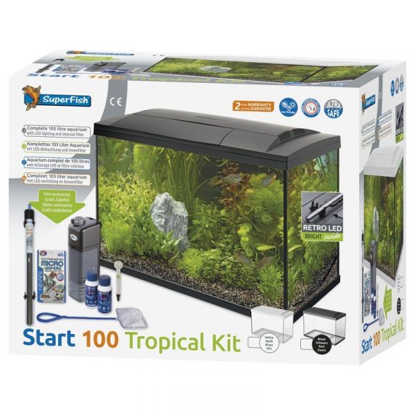 SuperFish Start 70 Tropical Kit - Black