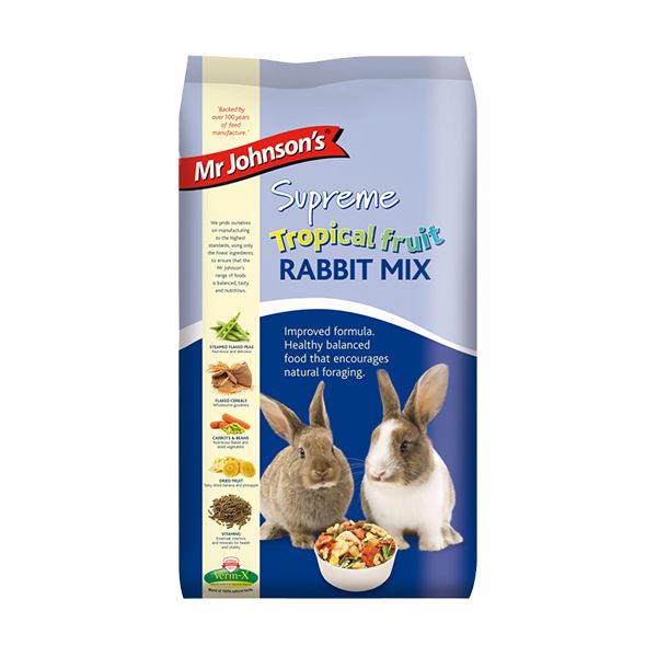 Mr Johnson's Supreme Tropical Fruit Rabbit Mix 900g
