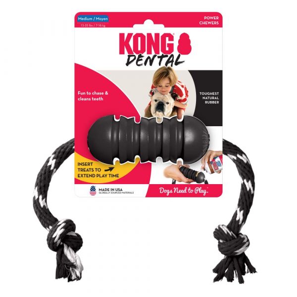 KONG Medium Extreme Dental with Rope