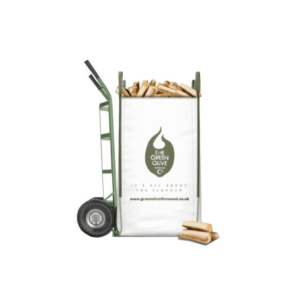 Green Olive Kiln Dried Hardwood Log Barrow Bag