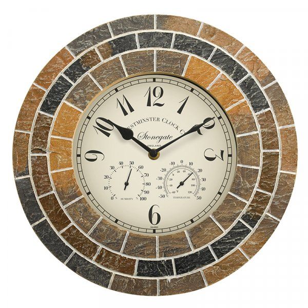 14inch Stonegate Mosaic Wall Clock