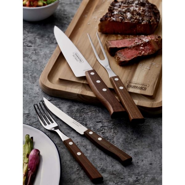 Tramontina Wooden Handle 12 Pcs Cutlery Set