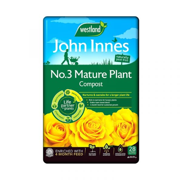 Westland John Innes Peat Free No.3 Mature Plant Compost 28L