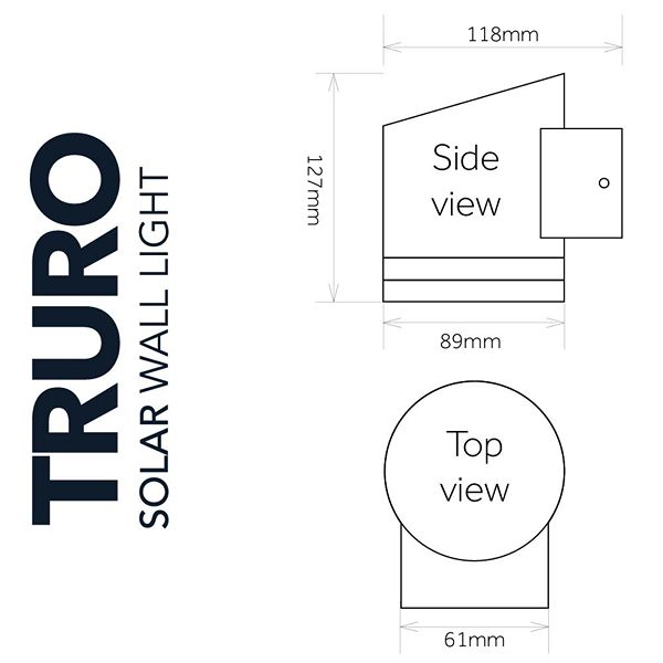 Solar Centre Truro Solar Wall Light