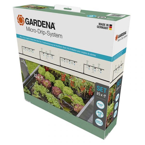 GARDENA Micro-Drip-Irrigation Start Set for Raised Beds/Beds