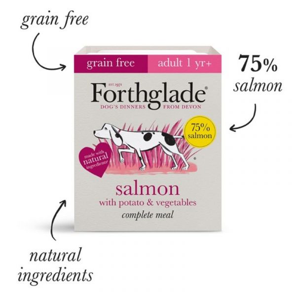 Forthglade Adult Meal Salmon Potato & Veg Grain Free 18x395g