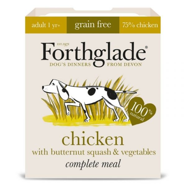 Forthglade Chicken with BNut Squash and Veg Grain Free 18x395g