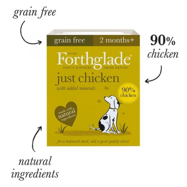 Forthglade Just Chicken Grain Free 18x395g