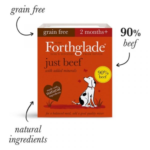 Forthglade Just Beef Grain Free 18x395g